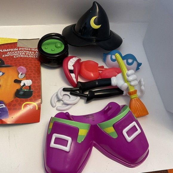 Halloween! Mr. Potato Head Pumpkin Push-Ins Make A Witch Pumpkin Craft - Picture 1 of 2